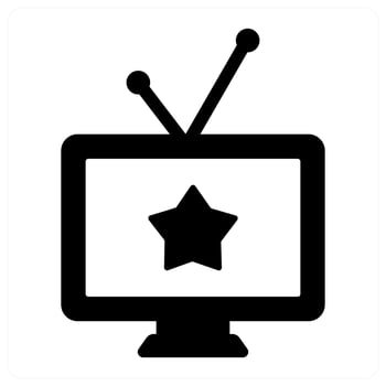 Broadcast and radio icon concept vector