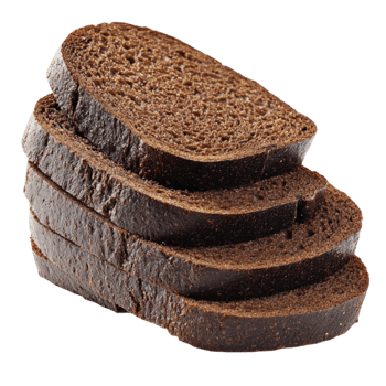 Brown Rye Bread Slices png