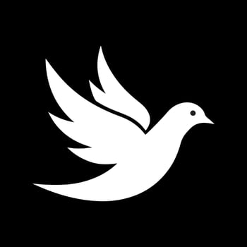 Classic Dove Logo Simple Dove vector