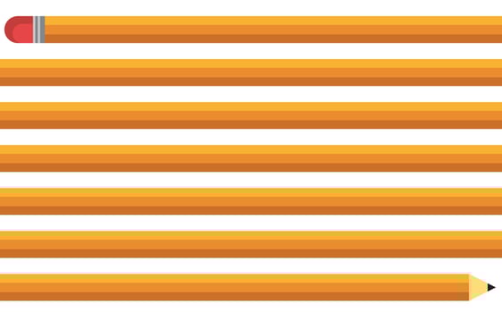 Background pencil infinity unique design vector