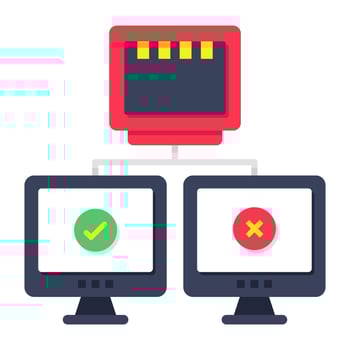 Perfect design icon of Ethernet port network vector