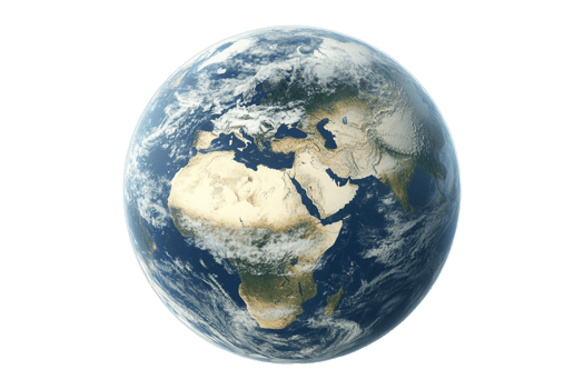 The earth is shown in this image png