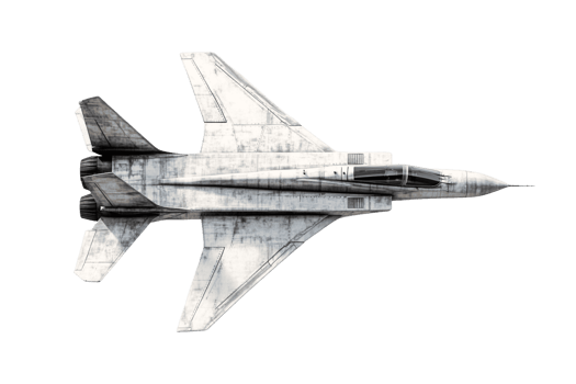 A fighter jet is flying in the air png