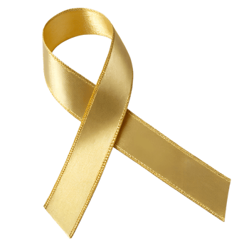 Golden atlas ribbon isolated on the transparent background. Festive decoration element png