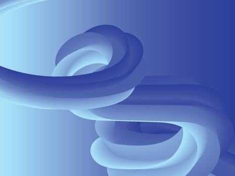 3D Abstract Blue Gradient Background. vector