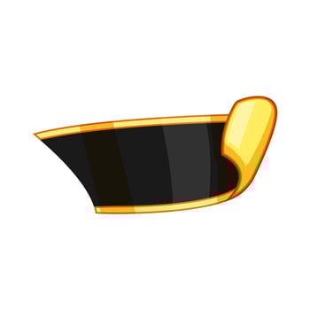 exclusive sticker golden luxury cartoon illustration vector