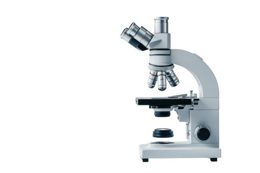 Innovative microscope showcasing advanced technology in a laboratory setting for scientific research and exploration png