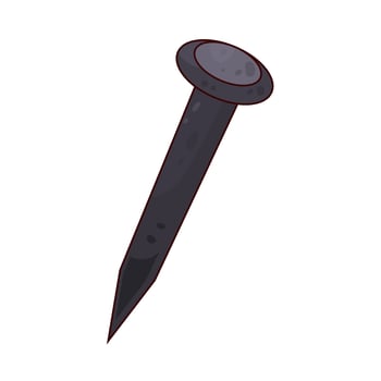 Illustration of nail vector