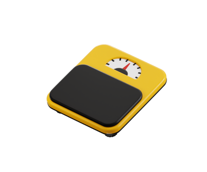 Weight Scale icon 3d render illustration png