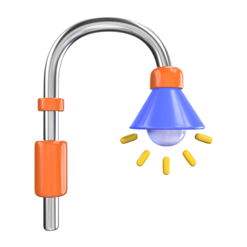 Street Lights 3D Illustration Icon png