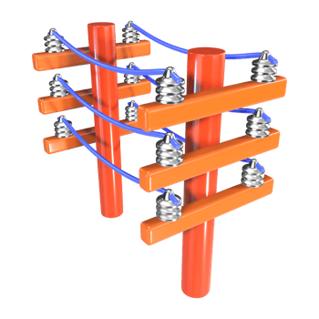 Power Pole 3D Illustration Icon png