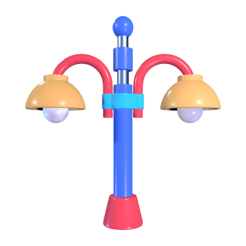 Street Lights 3D Illustration Icon png