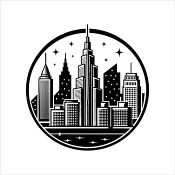 Retro new york city vector