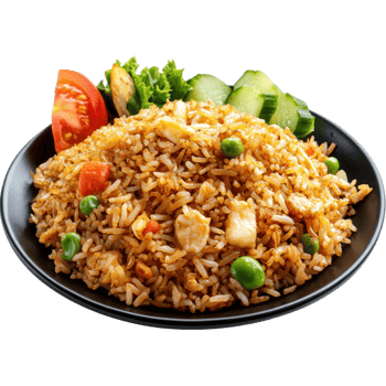 Delicious Fried Rice with Vegetables and Egg Asian Cuisine png
