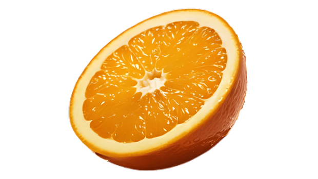 Fresh Orange Slice Illustrations for Social Media png