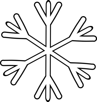 Winter heart snowflake Doodle Coloring Image png