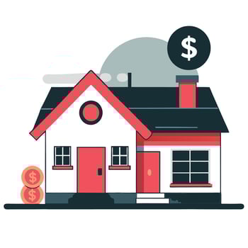 Understanding Mortgages A Comprehensive Visual Guide to Financing a Home vector