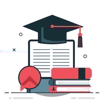 Illustrative Representation of Grading Concepts in Education vector