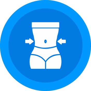 Waist Icon Design Symbol vector
