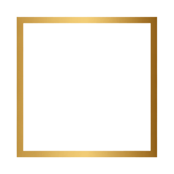 Shiny Gold Frame with a Transparent png