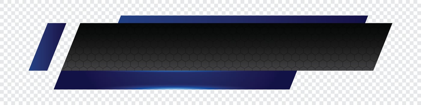 Futuristic design lower third banner. Broadcast news lower third banner template design. Lower third bar template for breaking news. vector