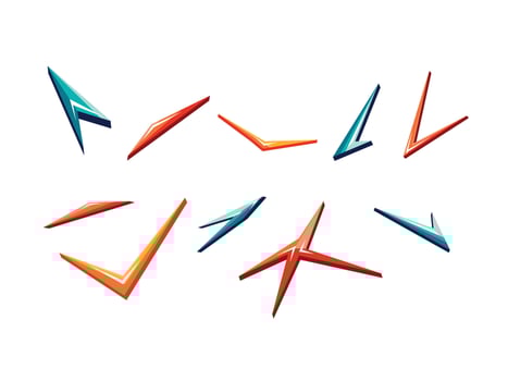 Arrow Series Collection Creative illustration vector