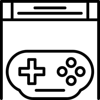 Racing Game Line Icon vector