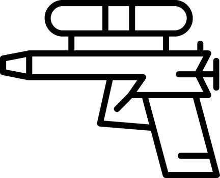 Water Gun Line Icon vector