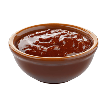 chili sauce in a bowl on a transparent background png