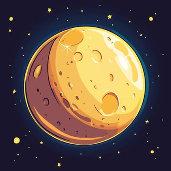 Moon Icon Illustration vector