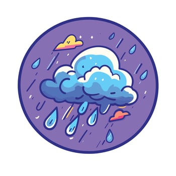 Thunderstorm Icon Illustration vector