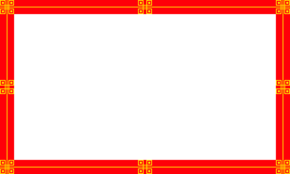 Chinese new years rectangle frame. Chinese ornate decorative. png
