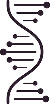 DNA molecules forming with interconnected lines and dots symbolize advancements in genetics research and innovations in biological engineering, reflecting the essence of life sciences vector