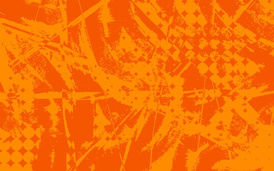 Abstract Orange Pattern with Geometric and Textured Elements vector