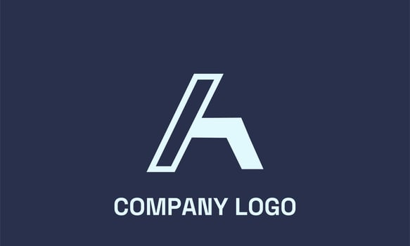 Elegant Abstract Logo with Artistic Flair vector