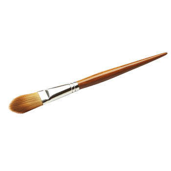 Wooden Brush with White Handle on Transparent Background Cleaning Tool png