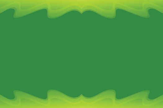 fluid wavy green gradient background vector