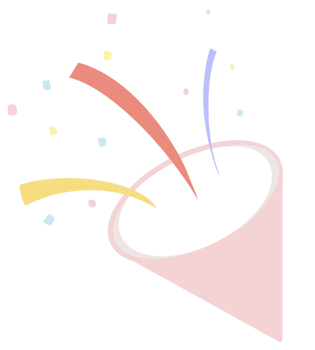 Cute Party Popper png