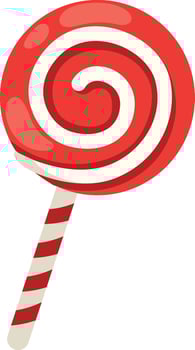 illustration of lollipop white on background vector