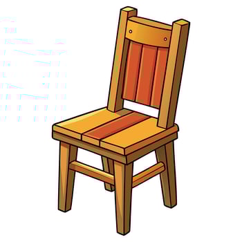 Classic Farmhouse Dining Chair - Country Style Art vector