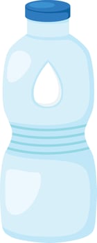 illustration of water bottle on a white background vector