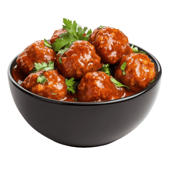 Delicious Meatballs in Rich Sauce Food Photography png