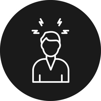 Stress Icon Design Symbol vector