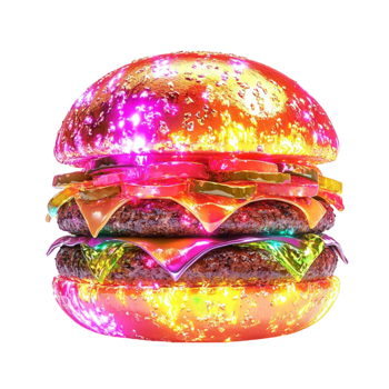Hearty Hamburger With Extra Cheese And Meat png