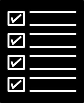 Checklist Icon Design Symbol vector