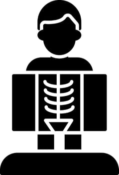 X Ray Icon Design Symbol vector