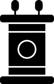 Podium Icon Design Symbol vector