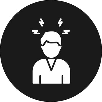 Stress Icon Design Symbol vector