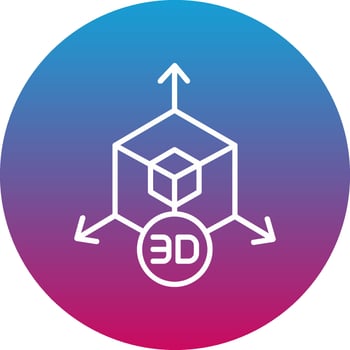 3d Icon Design Symbol vector