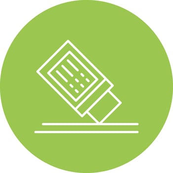 Eraser Clean Web Element vector